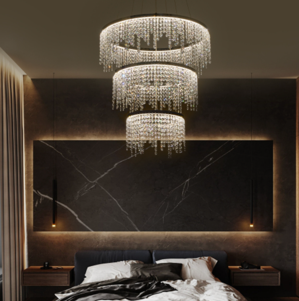 Luxury Modern Pendant Light Crystal Chandelier