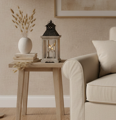 Rustic Candle Holder Lantern 16" tall