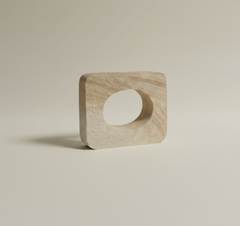 Minimalist Sculpture Art Piece Decorative Accent 5.5x6x3“