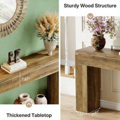 Wooden Entryway Table,Rustic Console Table,Sofa Table