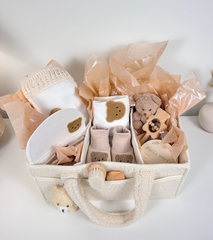 LUXURY BABY GIFT BAG - Cream - Set of 10