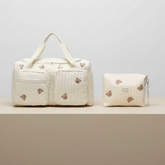 Set of 2 (DUFFEL BAG + POUCH FULL BEARS) - BABY BAG ESSENTIALS