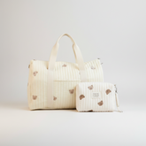 Set of 2 (TRAVEL BAG + POUCH FULL BEARS) - BABY BAG ESSENTIALS