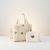 Set of 2 (STROLLER BAG + POUCH 1 BEAR) - BABY BAG ESSENTIALS