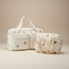 Set of 2 (DUFFEL BAG + STROLLER BAG) - BABY BAG ESSENTIALS