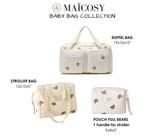 Set of 3 (DUFFEL BAG + STROLLER BAG + POUCH FULL BEARS)