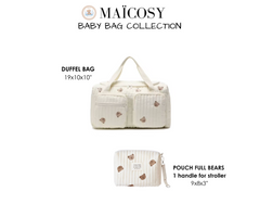 Set of 2 (DUFFEL BAG + POUCH FULL BEARS)
