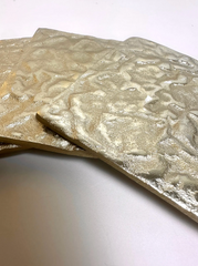 Luxury Metal Gold Coaster Set of 4