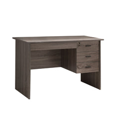 Home Office Desk With 3 Drawers Distressed Grey