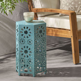 Patio 12" Side Table - Teal