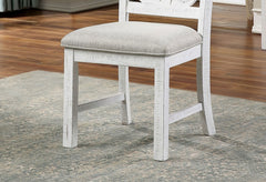 Distressed White 2pcs Dining Chairs