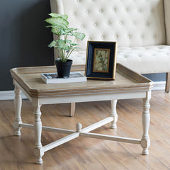 French Country Square Coffee Table