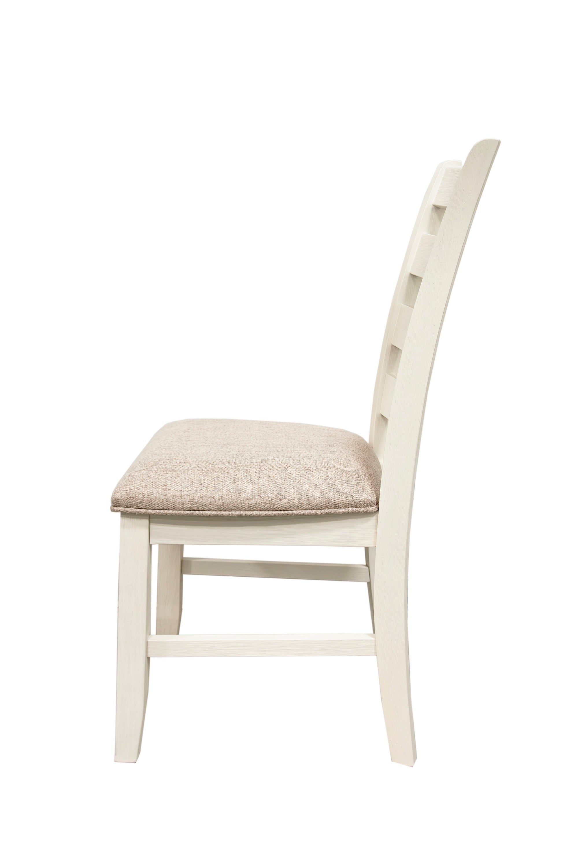 White Classic 2pcs Dining Chairs Set - White