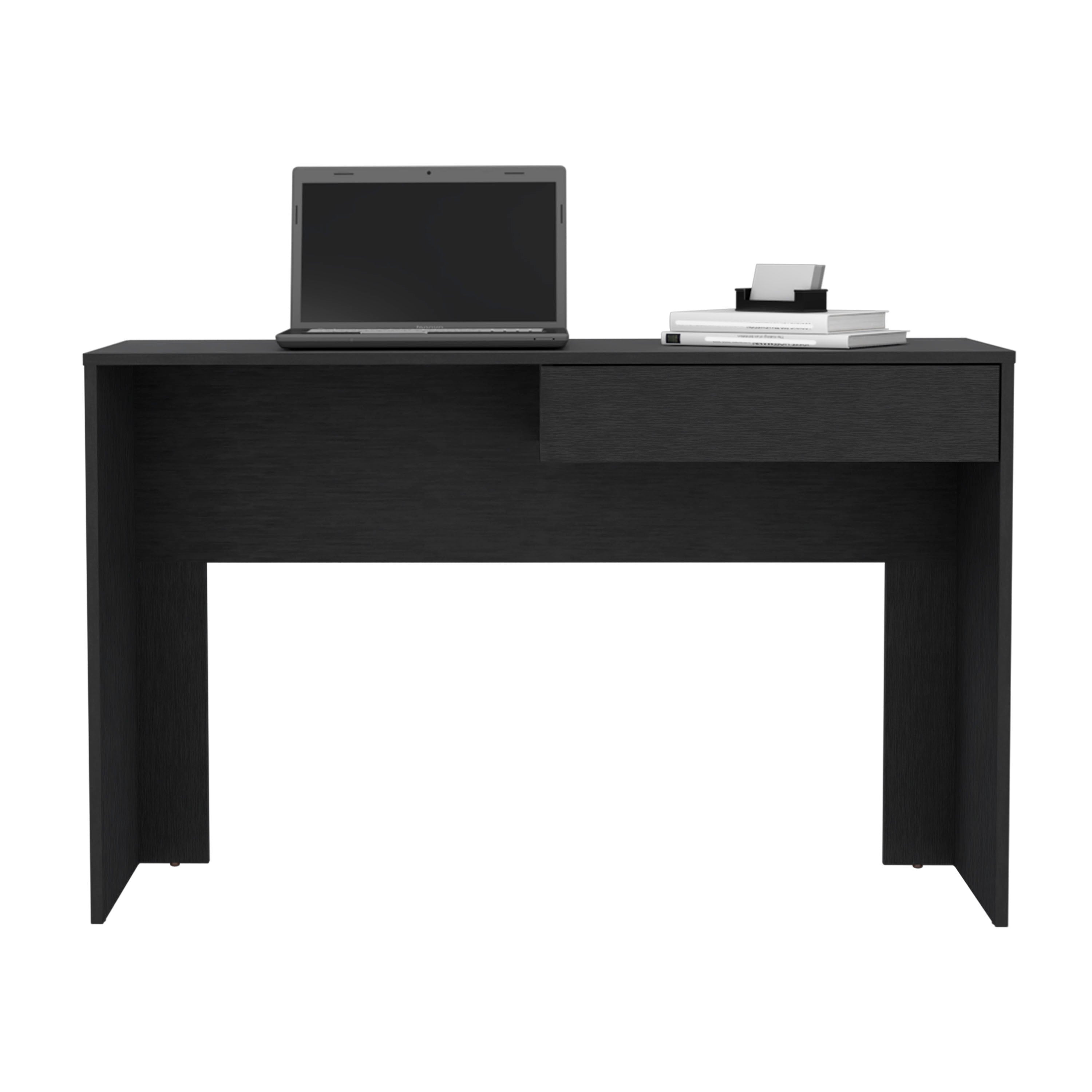 Computer Desk Harrisburg, One Drawer, Black Wengue Finish