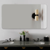 Bathroom Vanity Mirror , Wall-Mounted Mirror for Bathroom Anti-Fog Waterproof