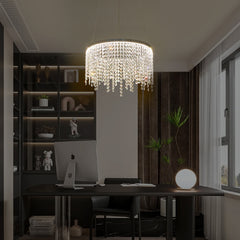 Fancy Luxury Modern Pendant Light Crystal Chandelier