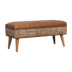 Haven Durrie Bench - Tan color