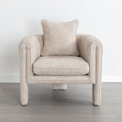 Modern Style Accent Chair Armchair for Living Room, Bedroom, Guest Room, Office - Beige