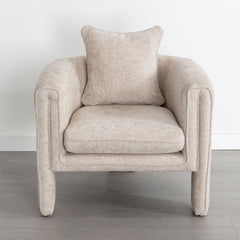 Modern Style Accent Chair Armchair for Living Room, Bedroom, Guest Room, Office - Beige