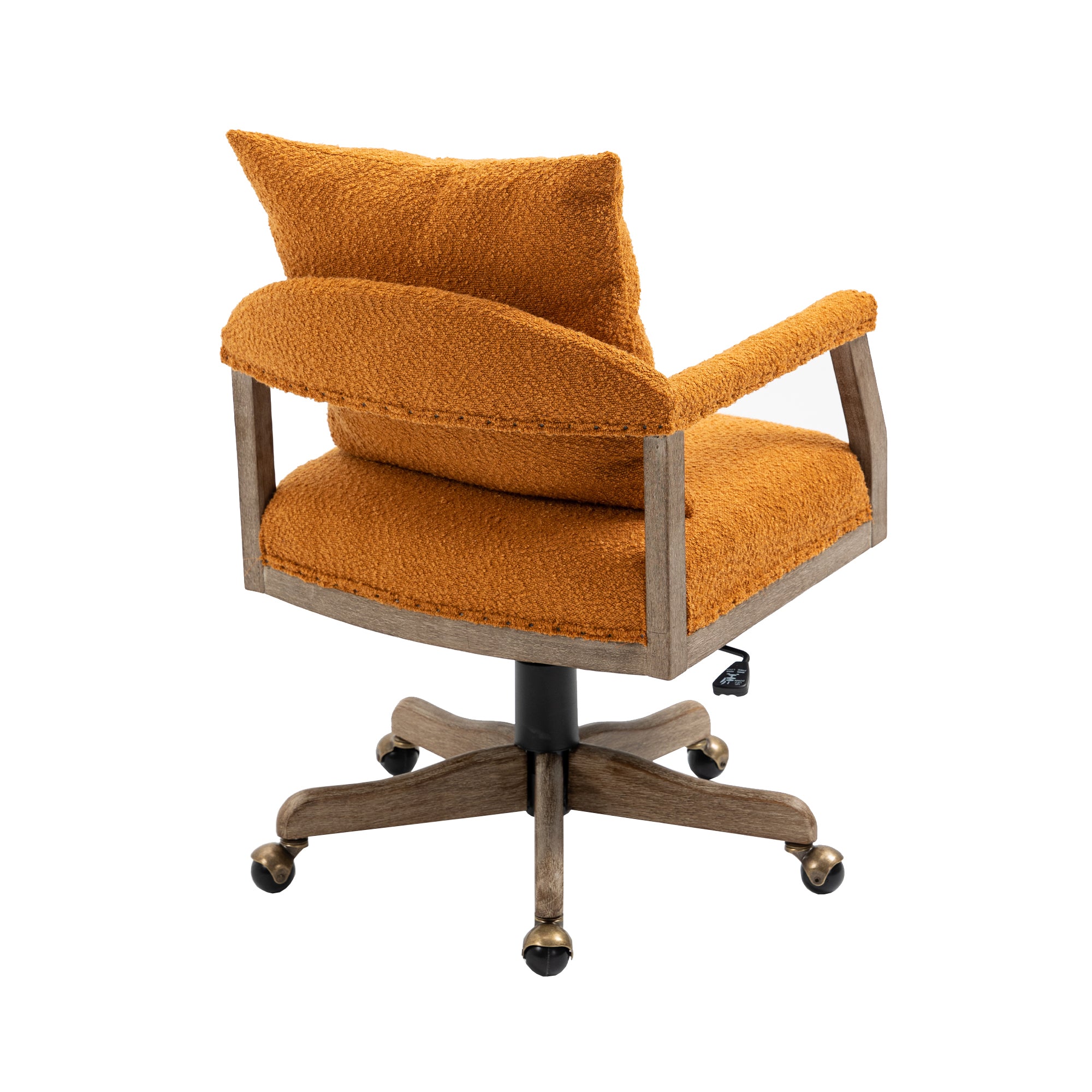 Chair Office Chair Adjustable Swivel Chair Fabric Seat Home Study Chair - Orange