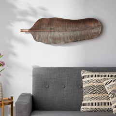 Leaf Wall Decor Copper