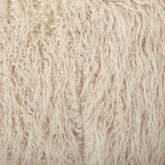 Modern Glam Faux Fur 5 Foot Bean Bag - Taupe