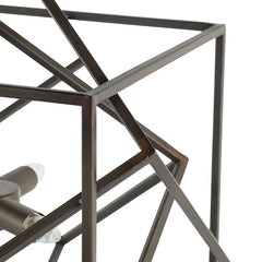 Takio Chandelier 3-Light Metal Chandelier - Black