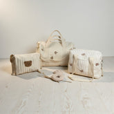 Set of 3 Cozy Baby Bag Travel Diaper Stroller Organizer - Bear print