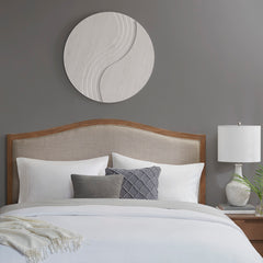 Olana Medallion MDF Wood Carved Wall Décor