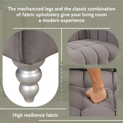 Modern 3-piece Sofa Set - Grey