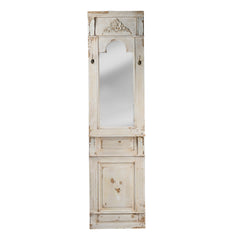 Classic Vintage Antique White Wall Mirror 20x76"