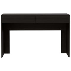 Tampa Writing Computer Desk Two Drawers - Black