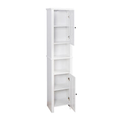 Bathroom Floor Storage Cabinet with 2 Doors