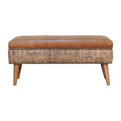 Haven Durrie Bench - Tan color