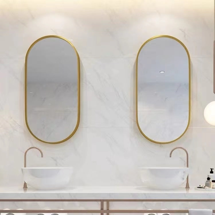Wall Mounted Mirror Oval Bathroom Mirror 36’’x18’’