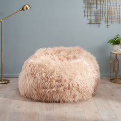 5 Ft Long Faux Fur Beanbag