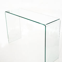 Transparent Tempered Glass Console Table