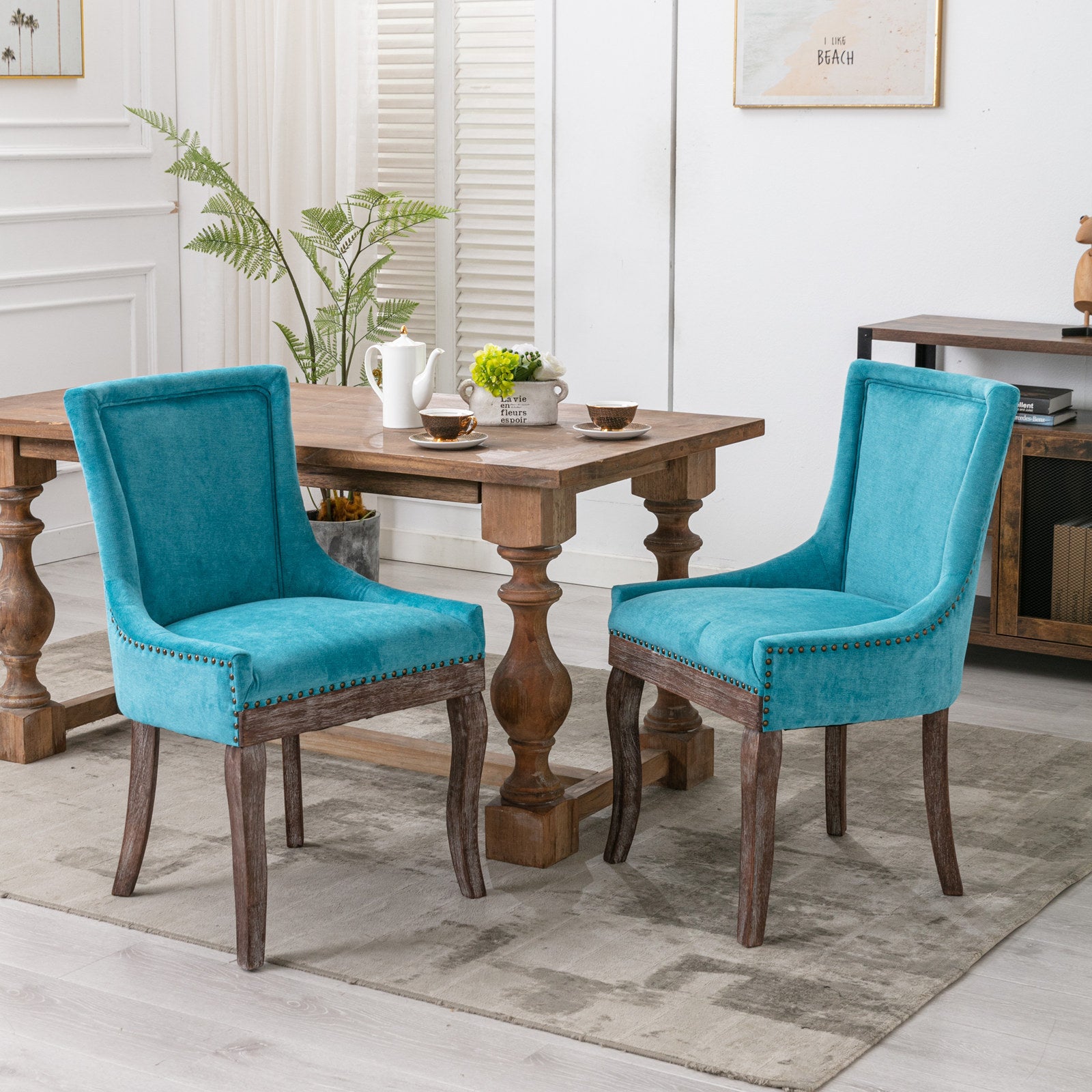 Ultra Side Dining Chair Blue
