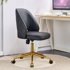 Modern Office Chair Adjustable 360 ° Swivel Chair - Black