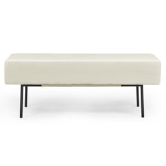 Contemporary Velvet Upholstered Bench