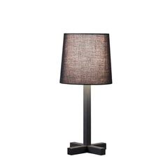 June Black Metal Cross-Legged Table Lamp