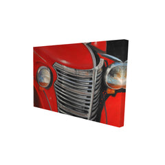 50's car grid closeup - 20x30 Print on canvas