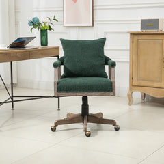 Office Chair Adjustable Swivel Chair - Emerald