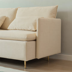 Modular L-shaped Corner sofa, Left Hand Facing Sectional Couch