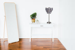 27.5"H Contemporary Crystal Shade Table Lamp