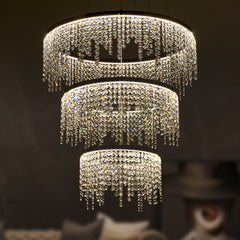 Luxury Modern Pendant Light Crystal Chandelier