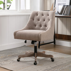 Swivel Shell Chair - Brown
