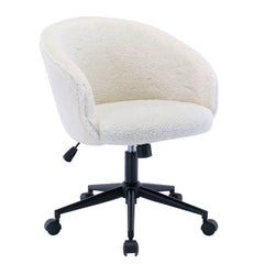 MAICOSY Home Office Desk Chairs Adjustable Swivel Rolling Chair Ergonomic Chair - White