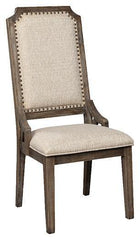 Rustic Cushioned Seat Dining Chair (Set of 2) - Brown