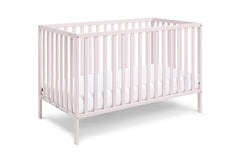 Pastel Pink 3-in-1 Convertible Island Crib